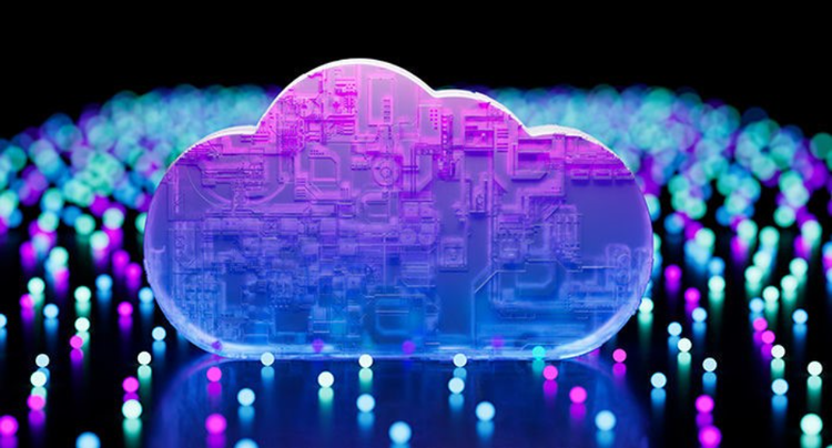 Cloud Computing Backup Cyber Security Fingerprint Identity Encryption Technology