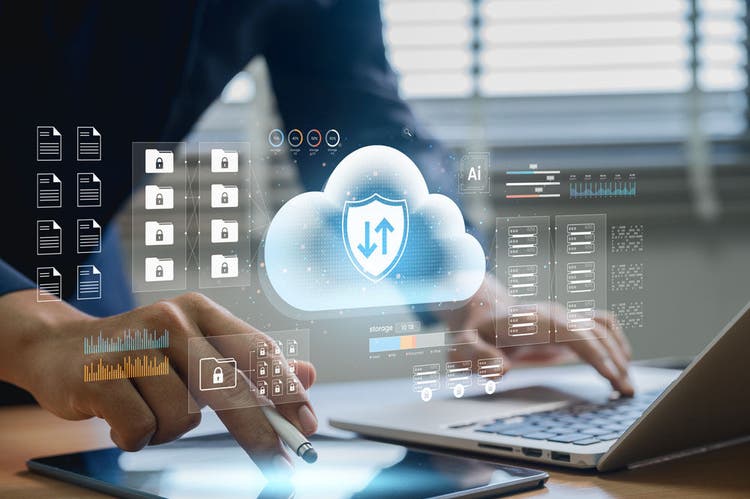 Cloud based file storage with advanced security, encrypted data protection, and AI backup solutions, ensuring privacy and seamless management for businesses and digital transformation