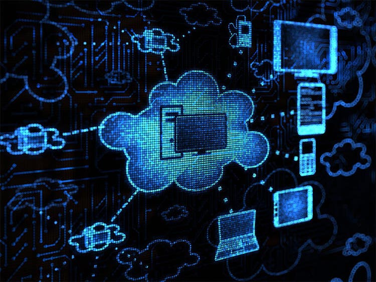 Cloud computing. Networking. Connectivity. Connected Devices